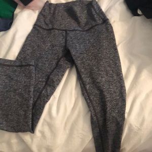 Cropped heather lululemon leggings